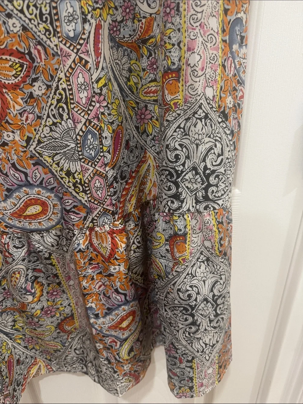 Boho Paisley Maxi Dress in Multicolor - Picture 4 of 5